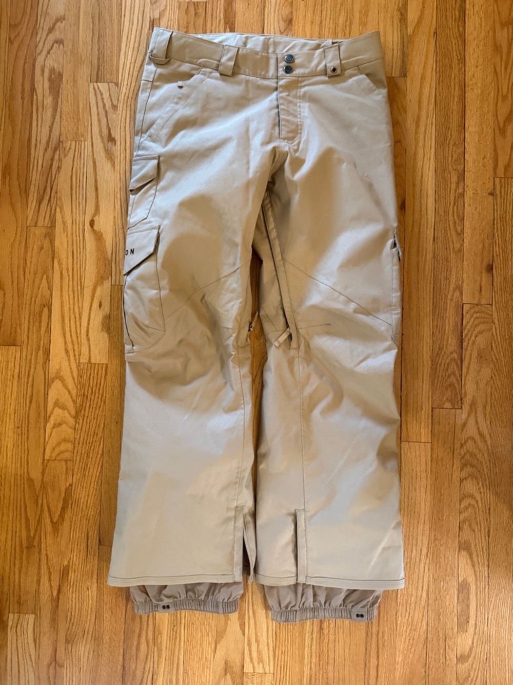 Burton sz M Men's DryRide Tan Snow/Ski Pants Outdoor Waterproof Shell like new